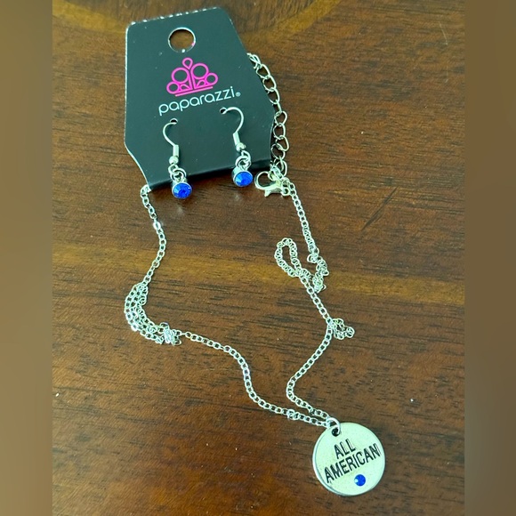 paparazzi Jewelry - Paparazzi Silver and Blue Jewelry Set